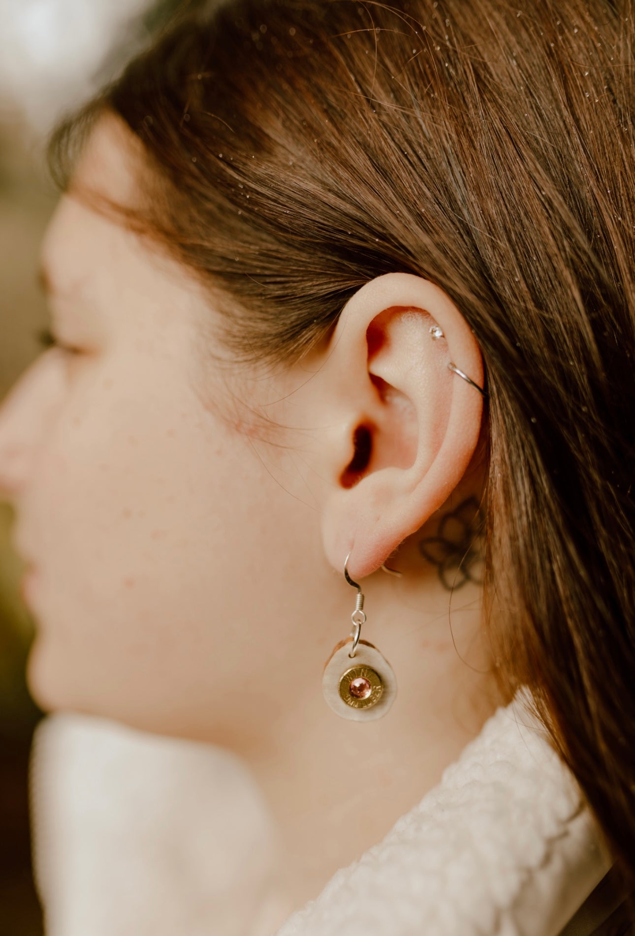 Antler Bullet Earrings