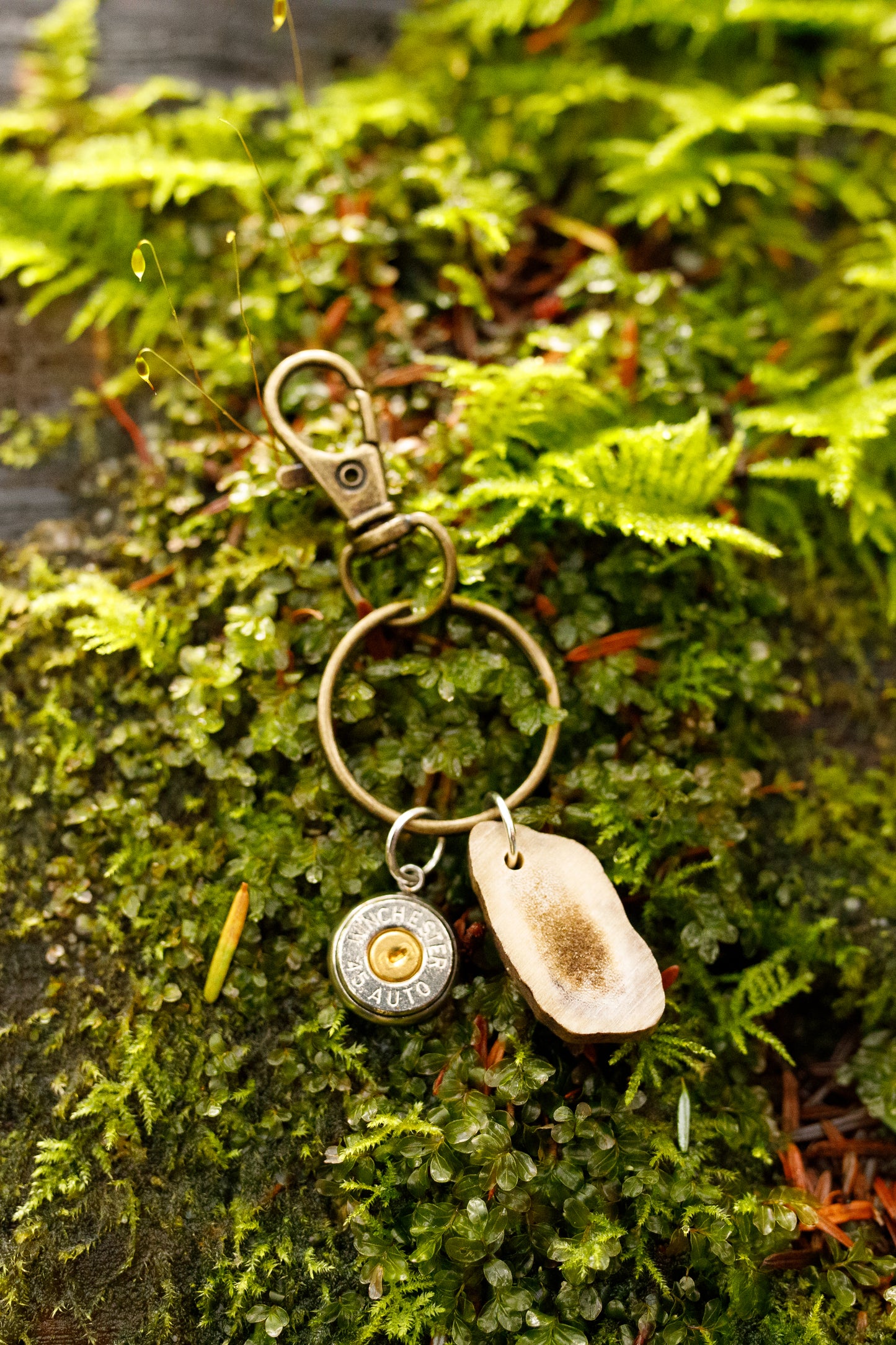 Antler Bullet Keychain