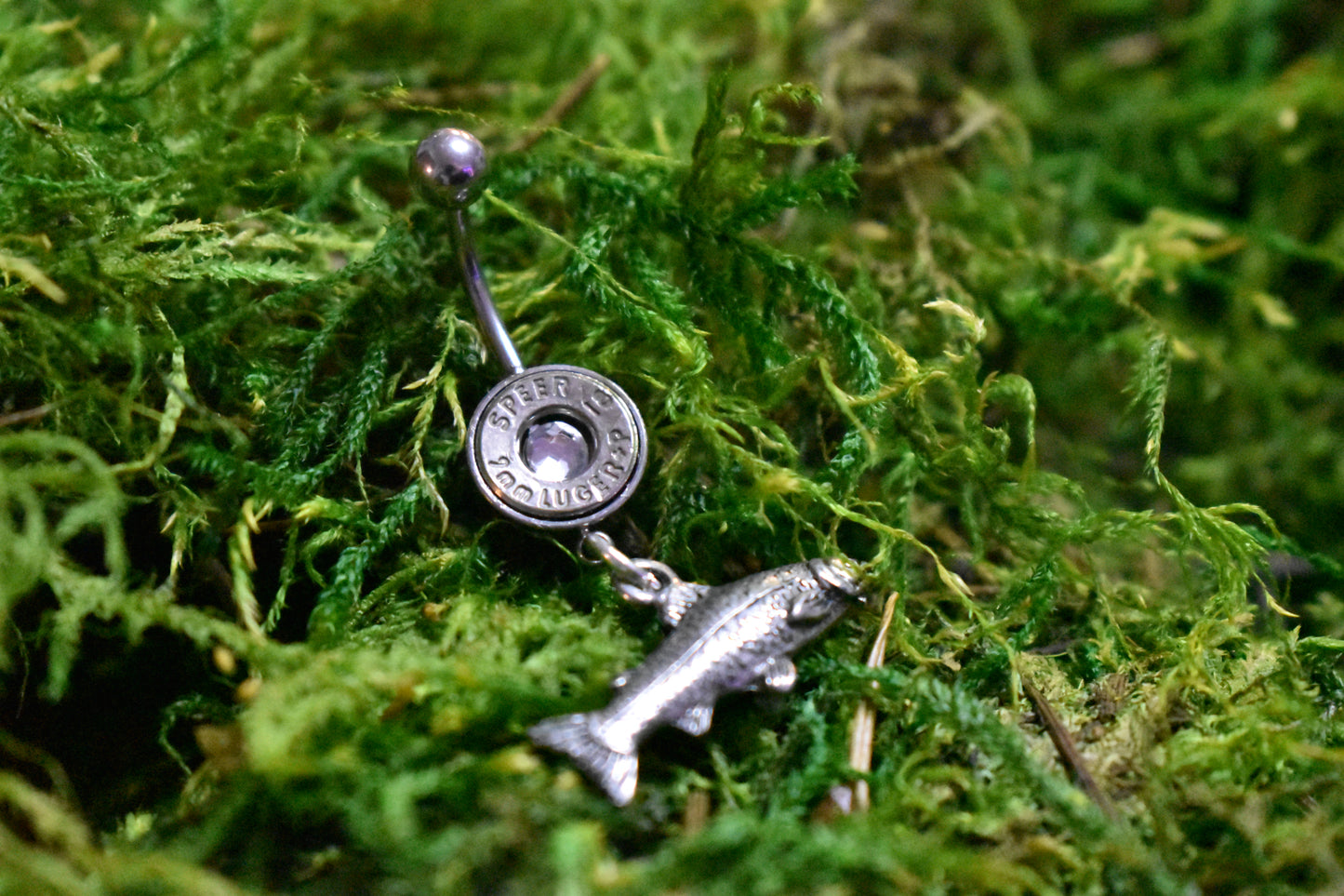 9 MM Belly Ring with Charm