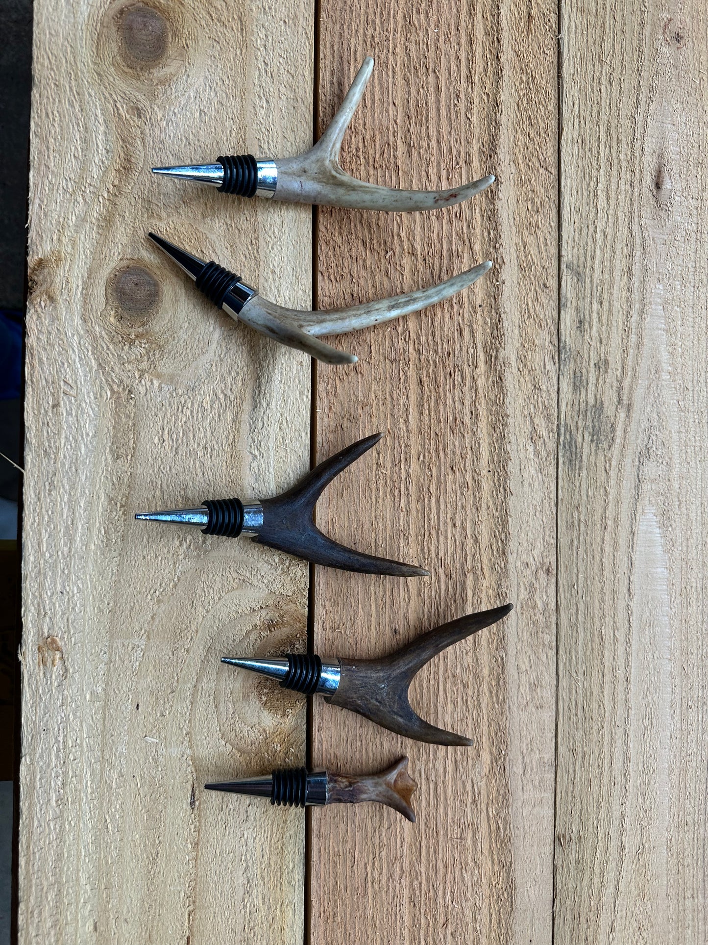 Antler wine stoppers