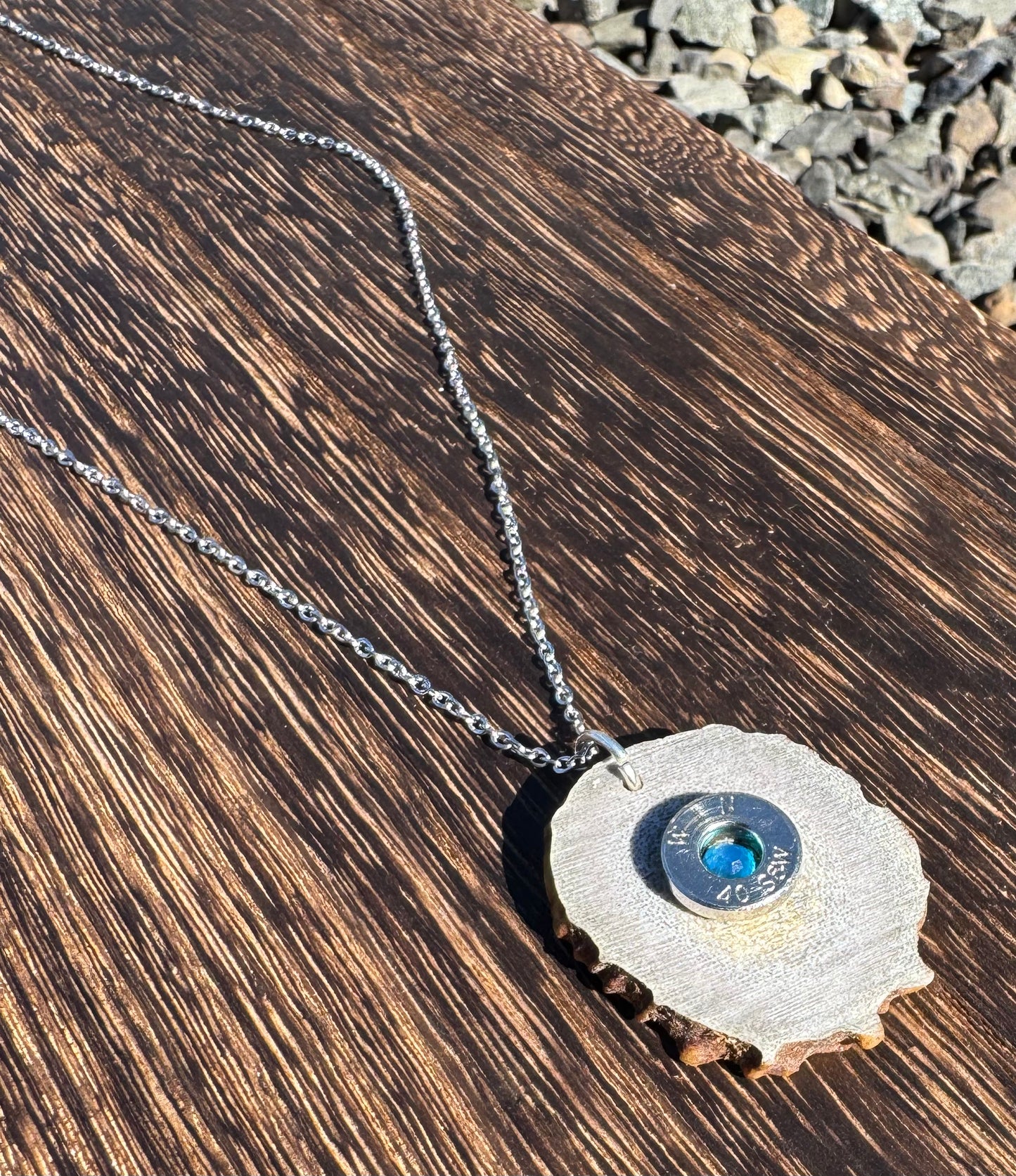 Bullet Antler Round Necklace